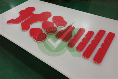 orange peel  orange/white/orange double color HDPE boards for blocks